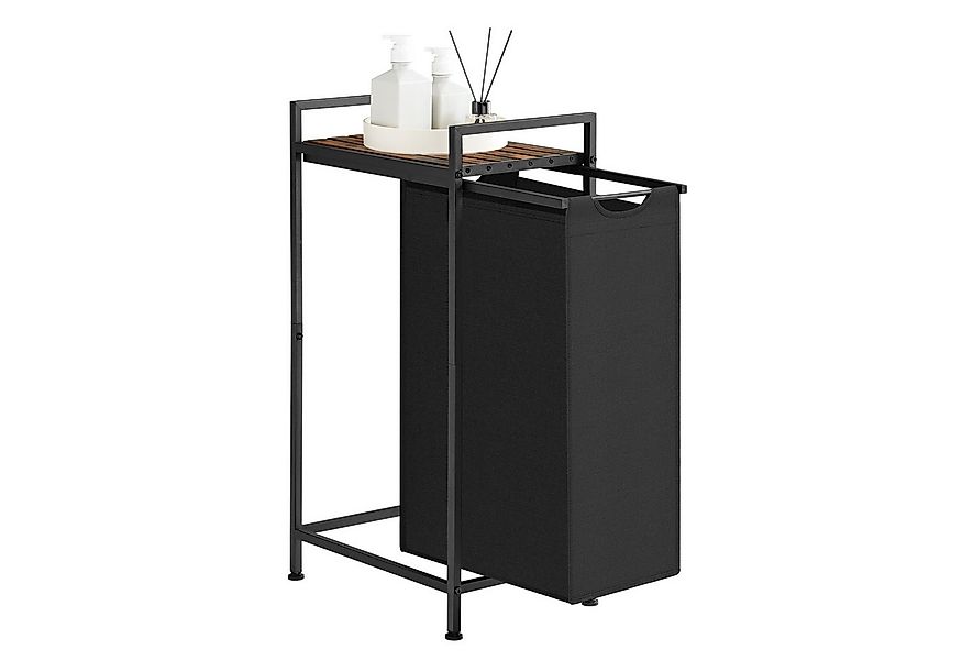 VASAGLE Wäschekorb, Wäschesammler mit Ablage, Wäschebox, 47 L günstig online kaufen