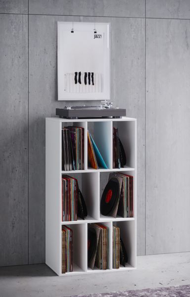 VCM Standregal Schallplattenregal Raumteiler LP Schaltino günstig online kaufen