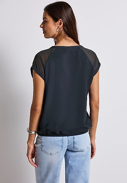 STREET ONE Kurzarmbluse – Blusenshirt mit günstig online kaufen