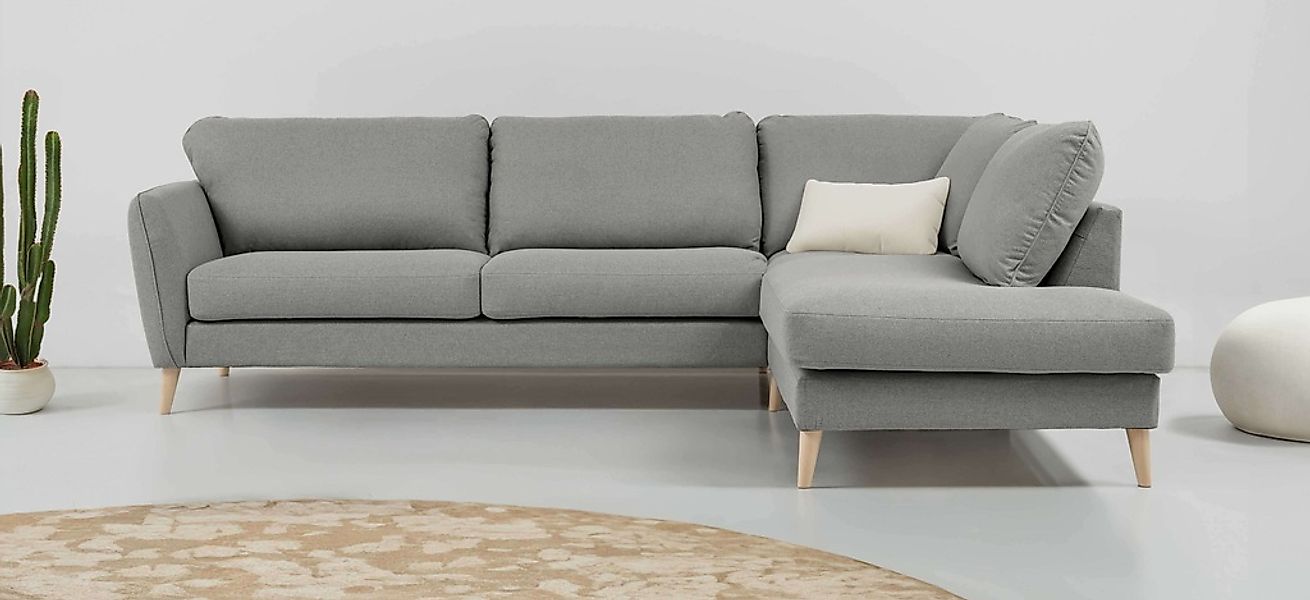 Home affaire Ecksofa "MARSEILLE 278/202 cm, L-Form, Ottom. rechts/links, ve günstig online kaufen