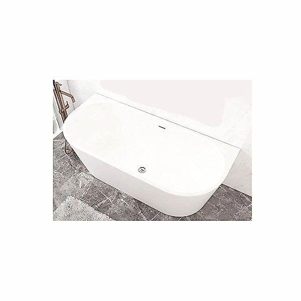 Duschparadies Freistehende Badewanne 150x75x58cm mit Siphon Acryl Set Acryl günstig online kaufen