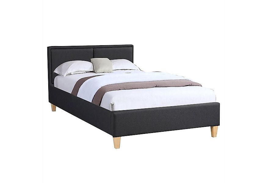 CARO-Möbel Polsterbett ANAIS, Einzelbett 120x200 cm Bettgestell mit Lattenr günstig online kaufen