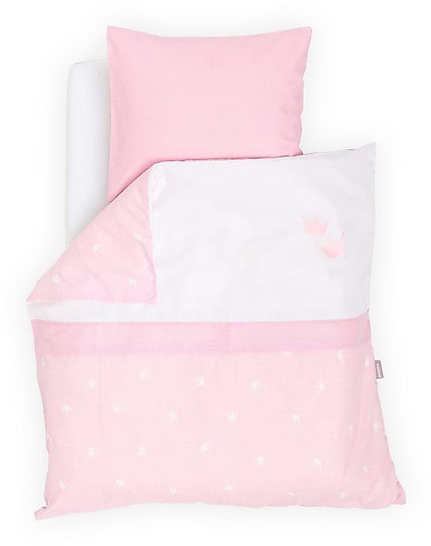 Träumeland Babybettwäsche kuschelweiche Bettwäsche Krone, Jersey, günstig online kaufen