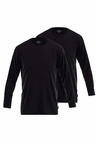 GÖTZBURG Langarmshirt "California", (2er Pack), basic, Langarm, bequem, Run günstig online kaufen
