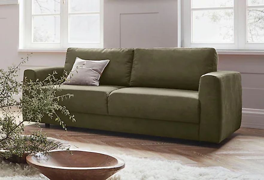 Home affaire 2-Sitzer »Hobro« in 3 Bezugsqualitäten in vielen Farben, Desig günstig online kaufen