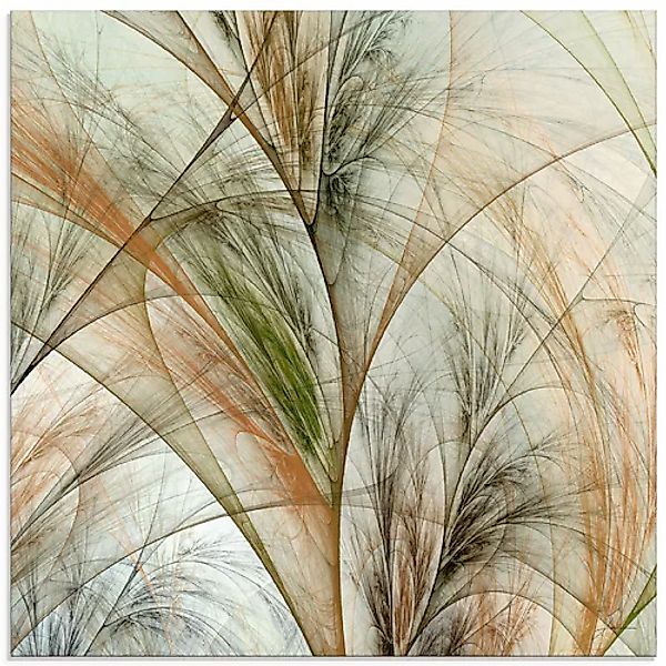 Artland Glasbild »Fraktales Gras IV« Gräser 1 Stk. tlg. in verschiedenen Gr günstig online kaufen