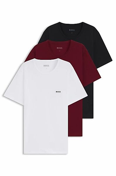 BOSS T-Shirt "TShirtRN 3P Classic" Packung, 3 Stk. mit BOSS Stickerei günstig online kaufen