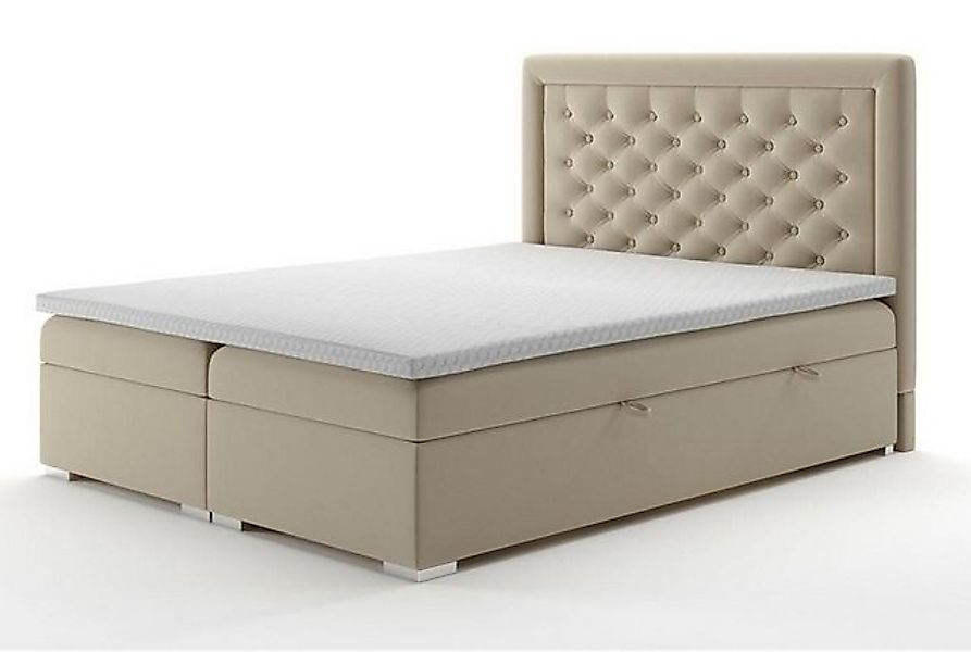 Xlmoebel Bett Hotel-Doppelbett mit Luxus-Boxspring-Funktionen von Chesterfi günstig online kaufen