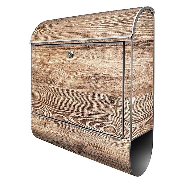 Banjado Design Briefkasten Silber Pulverbeschichtet 39x47x14cm 2 Schlüssel günstig online kaufen