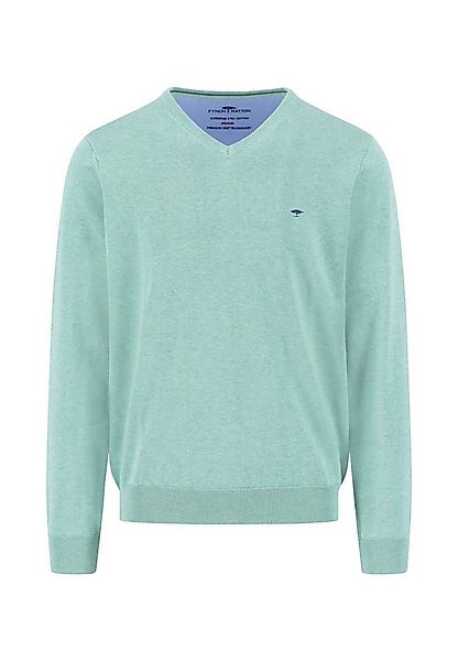 FYNCH-HATTON Strickpullover aus reiner Baumwolle, mit Rundhalsausschnitt, m günstig online kaufen