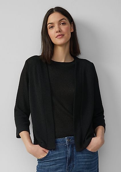 s.Oliver Funktionsjacke Cardigan aus Bouclégarn mit günstig online kaufen