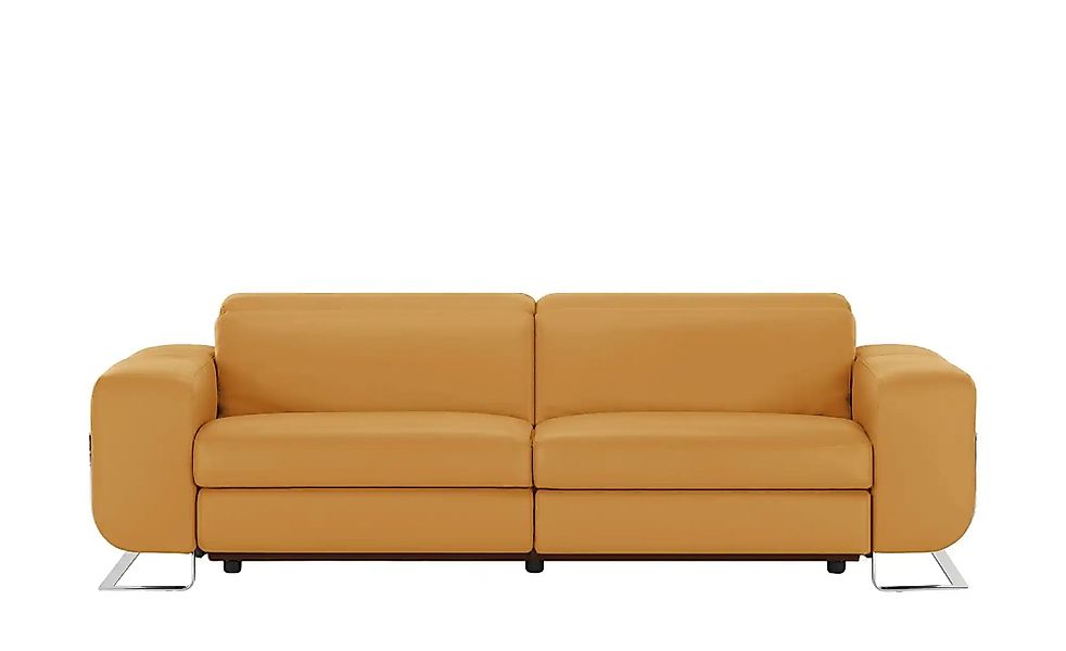 JOOP! Ledersofa  8151 ¦ gelb ¦ Maße (cm): B: 238 H: 74 T: 111.0 Polstermöbe günstig online kaufen