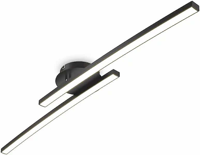 B.K.Licht Deckenleuchte, 2 flammig, Leuchtmittel LED-Modul   LED fest integ günstig online kaufen
