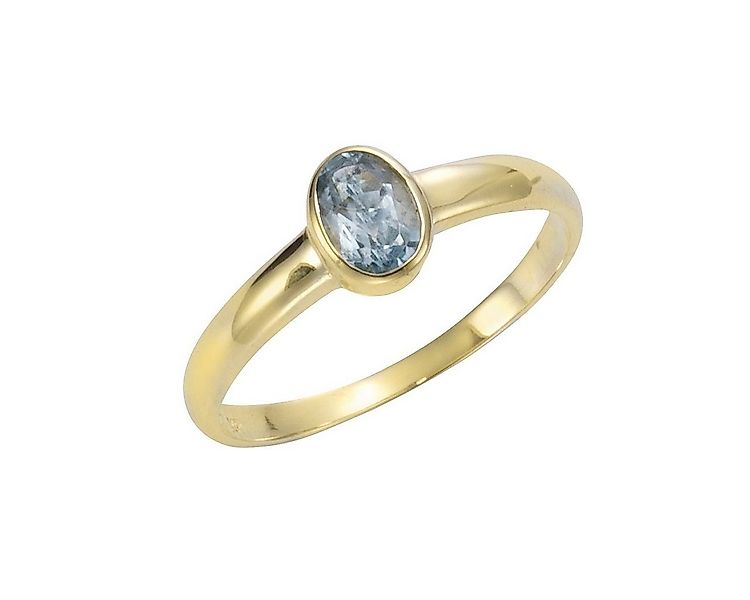 Vivance Fingerring 333/- Gelbgold mit Blautopas (beh) günstig online kaufen