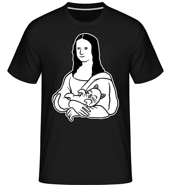 Mona Lisa Cat · Shirtinator Männer T-Shirt günstig online kaufen