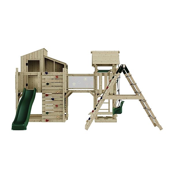 OutdoorToys Spielturm Tammo mit Babyschaukel Dunkelgrün günstig online kaufen