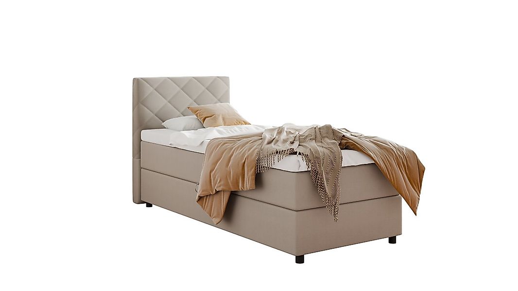 PANDA MÖBEL GmbH Boxspringbett DIAMARO 90x200, 100x200, 120x200, Boxbett mi günstig online kaufen