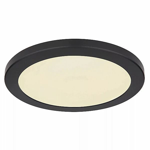 Globo LED-Deckenleuchte Lasse Schwarz Ø 29,8 cm günstig online kaufen