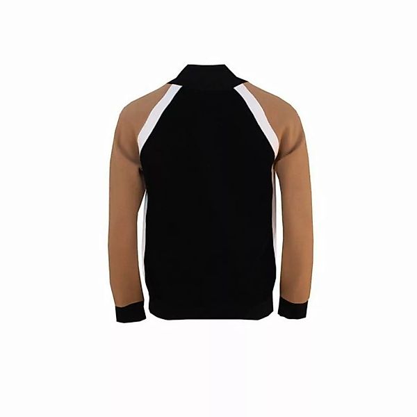 BOSS V-Ausschnitt-Pullover schwarz passform textil (1-tlg) günstig online kaufen