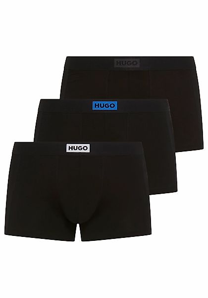 HUGO Underwear Trunk Packung, 3 Stk. mit kontrastfarbigem Bund günstig online kaufen