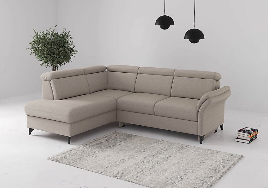 sit&more Ecksofa "Glendale, L-Form" inkl. Kopfteilverstellung, wahlweise mi günstig online kaufen