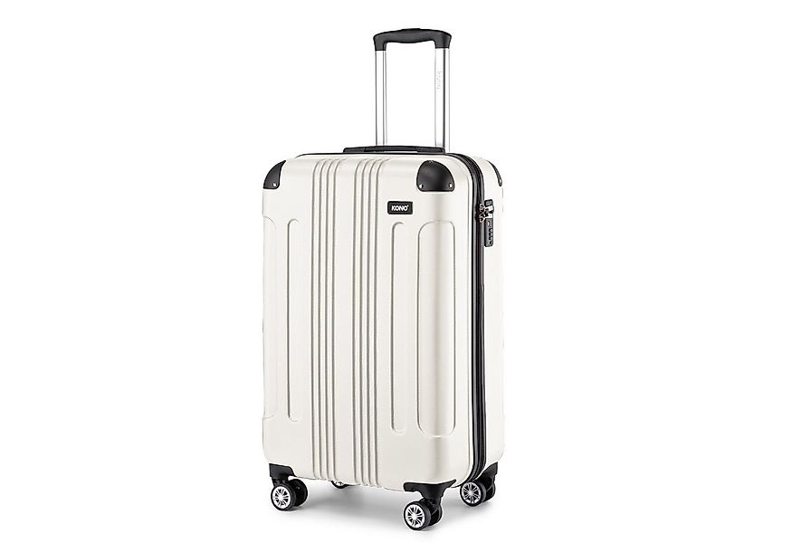 KONO Handgepäck-Trolley Panda-Design Hartschalen-Koffer mit 360°-Drehrollen günstig online kaufen