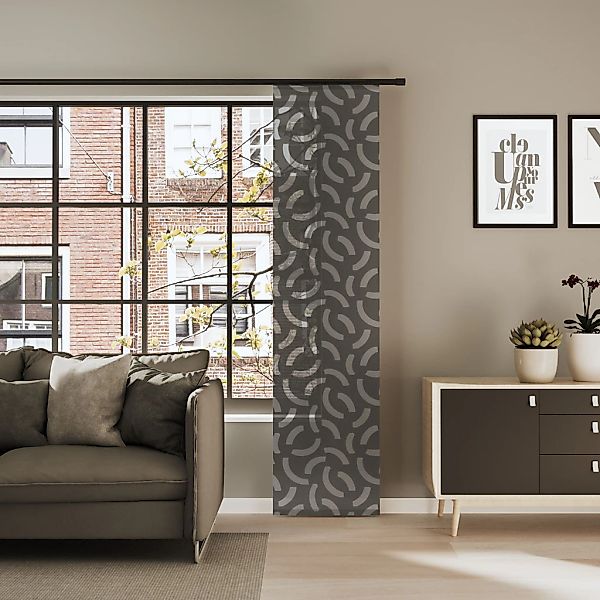 Neutex for you Schiebegardine "CASALI" Paneelwagen 1 Stk. tlg. Allover-Must günstig online kaufen