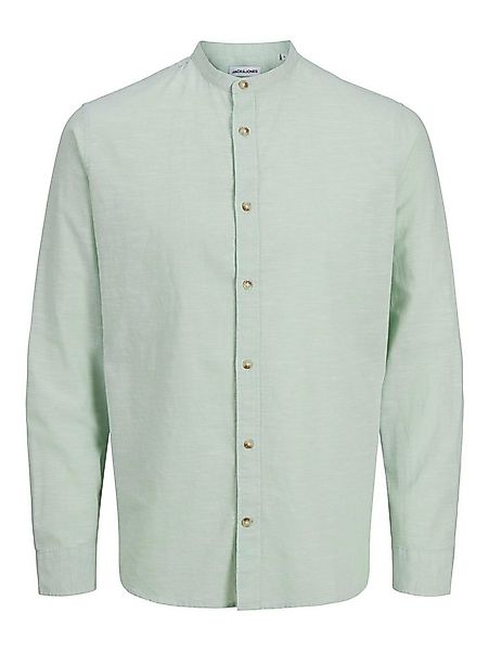 Jack & Jones Langarmhemd JJESUMMER BAND SHIRT LS SN mit Bandkragen günstig online kaufen