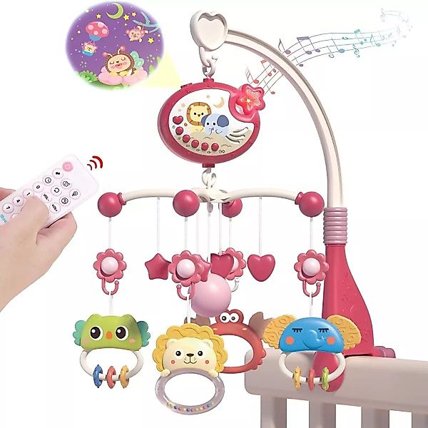 ZEUOPQ Spielzeug-Musikinstrument Babyrassel Babybett Projektion Musikalisch günstig online kaufen