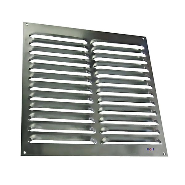 Häusler Lüftungsgitter LG 2525 A Lamellengitter Alu F1 250 x250mm Abluftgit günstig online kaufen