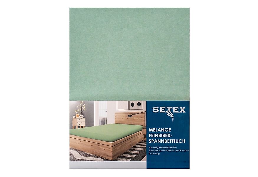 SETEX Spannbettlaken Biber, Biber, Gummizug: rundum, (1 Stück), Feinbiber-A günstig online kaufen