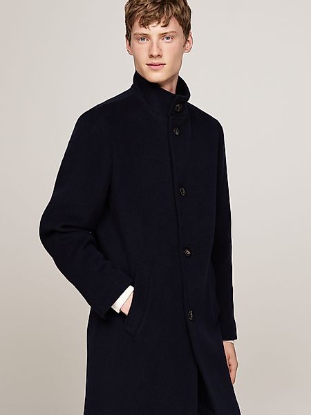 Tommy Hilfiger Wollmantel DC STAND COLLAR günstig online kaufen