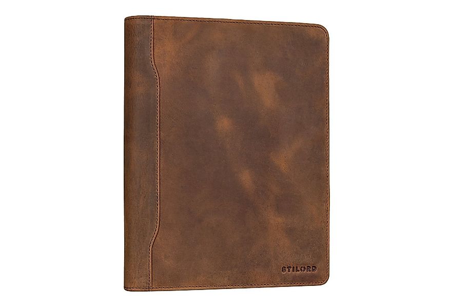 STILORD Konferenzmappe "Roland" Echtleder Konferenzmappe A5 mit Reißverschl günstig online kaufen