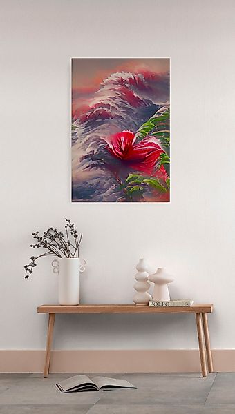 Komar Leinwandbild "Blossom Wave - Größe 40 x 60 cm" Natur 1 Stk. tlg. Keil günstig online kaufen