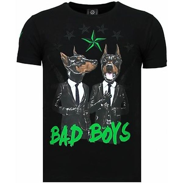 Local Fanatic  T-Shirt Bad Boys Pinscher Strass günstig online kaufen