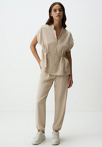 Jimmy Key Strickhose Schmales Bein Normale Taille Cargotasche Gabardine Hos günstig online kaufen