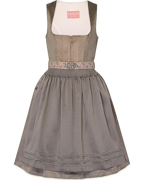 Krüger Madl Dirndl Midi Dirndl mit Metallschließe günstig online kaufen