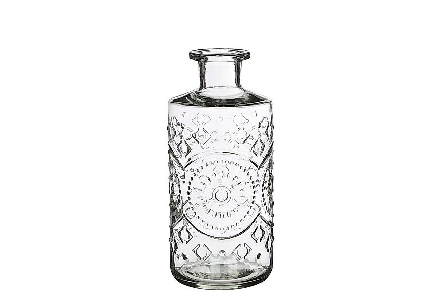finehomegarden Dekovase 2x Glas Flasche BERLIN Ø9cm H21cm Glasflasche 2erSe günstig online kaufen