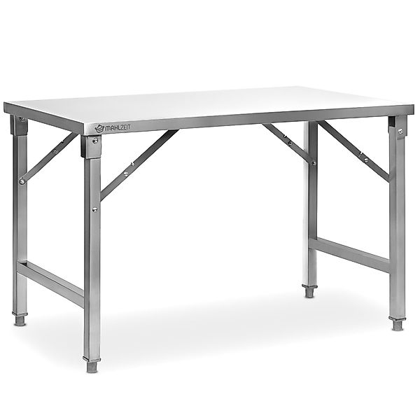 Mahlzeit Küchentisch Edelstahltisch, 120 x 70 günstig online kaufen