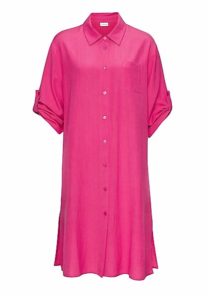 LASCANA Longbluse, aus leichter Webware mit Leinenanteil, luftiges Blusenkl günstig online kaufen