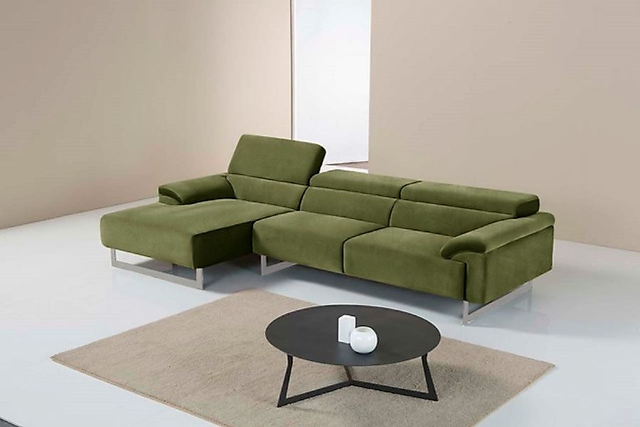Egoitaliano Ecksofa »Malika, edel und bequem, Designsofa mit hochwertigen B günstig online kaufen