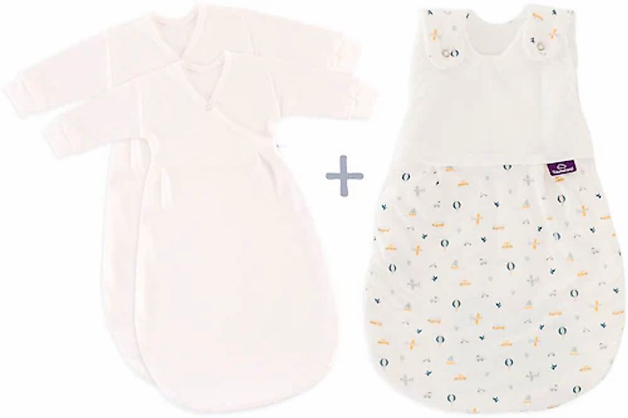 Träumeland Babyschlafsack »3tlg. Set LIEBMICH, Design BrummBrumm« günstig online kaufen