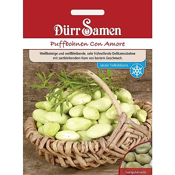 Dürr Samen Puffbohnen Dreifach Weiße Saatgut günstig online kaufen