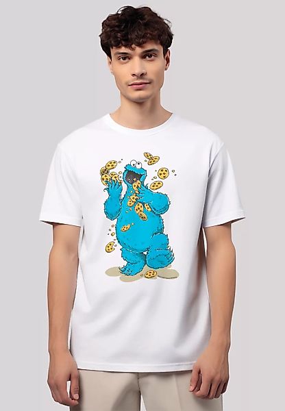 F4NT4STIC T-Shirt "Sesamstraße Cookie Monster Cookies Everywere", Premium Q günstig online kaufen