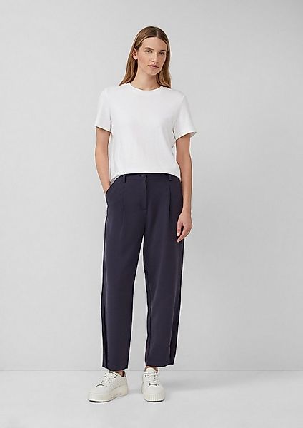 s.Oliver 7/8-Hose Hose Cropped Hose mit Barrel Leg und Saum-Detail günstig online kaufen