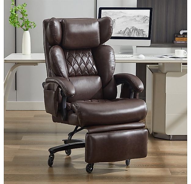 REDOM Bürostuhl Relaxsessel mit Massage & Heizfunktion (360° drehbar, verst günstig online kaufen