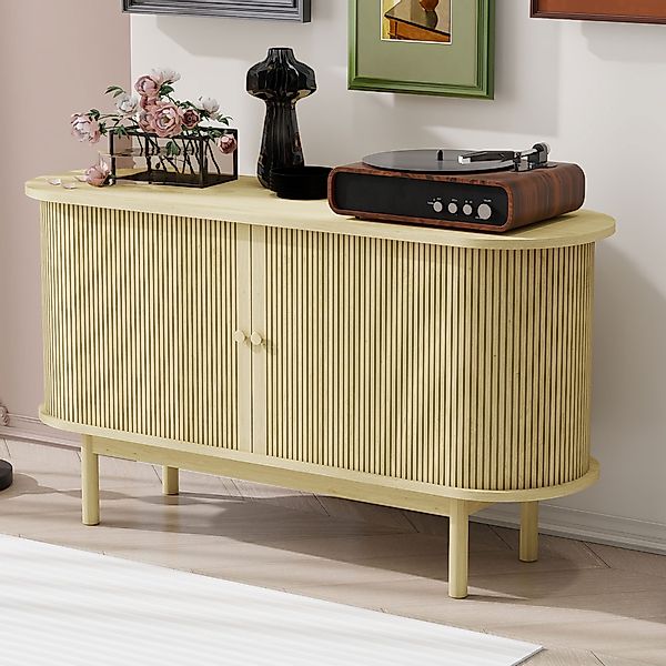 Flieks Sideboard mit Rattan-Schiebetüren (1 St., günstig online kaufen