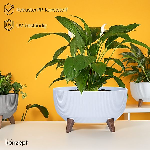 KONZEPT Blumentopf mit Füßen – großer günstig online kaufen
