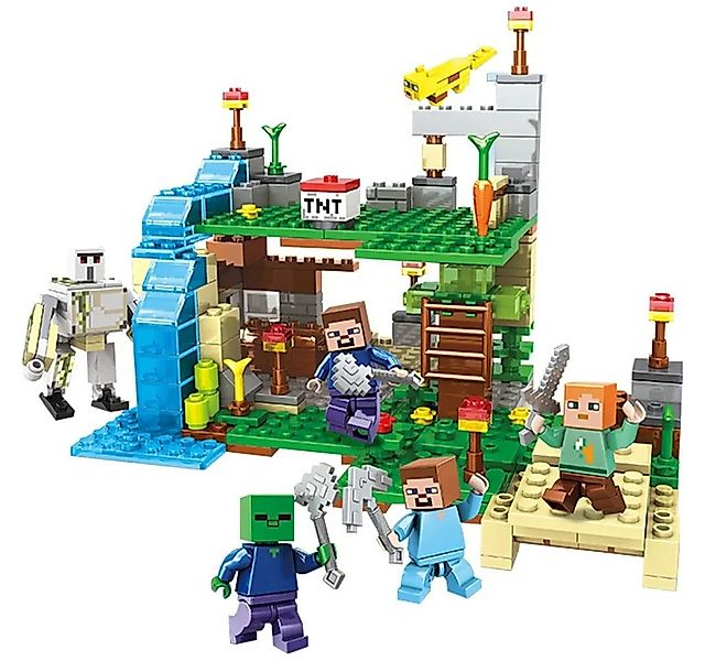 Athlix Klemmbausteine Set kompatibel mit Lego für Minecraft Fans Baustein S günstig online kaufen