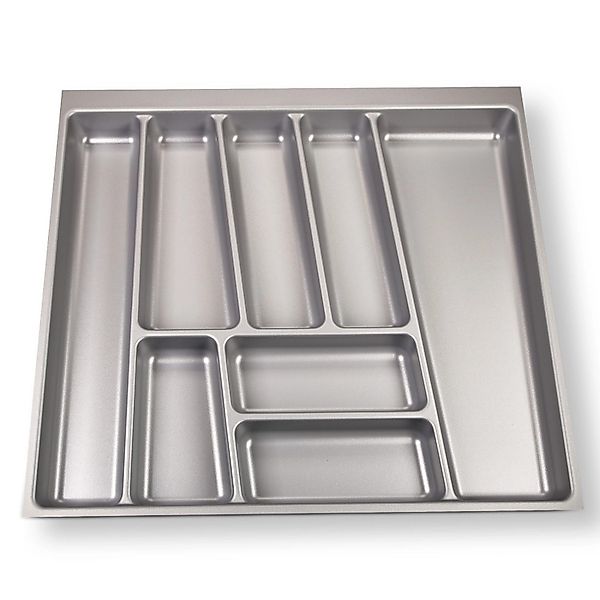 SOTECH ORGA-BOX II Besteckeinsatz 600 mm Höhe 45 mm Silbergrau Für Nobilia günstig online kaufen